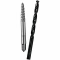 Century Drill Tool Century Drill & Tool #4 Spiral Flute Screw Extractor & Drill Bit Combo 73504